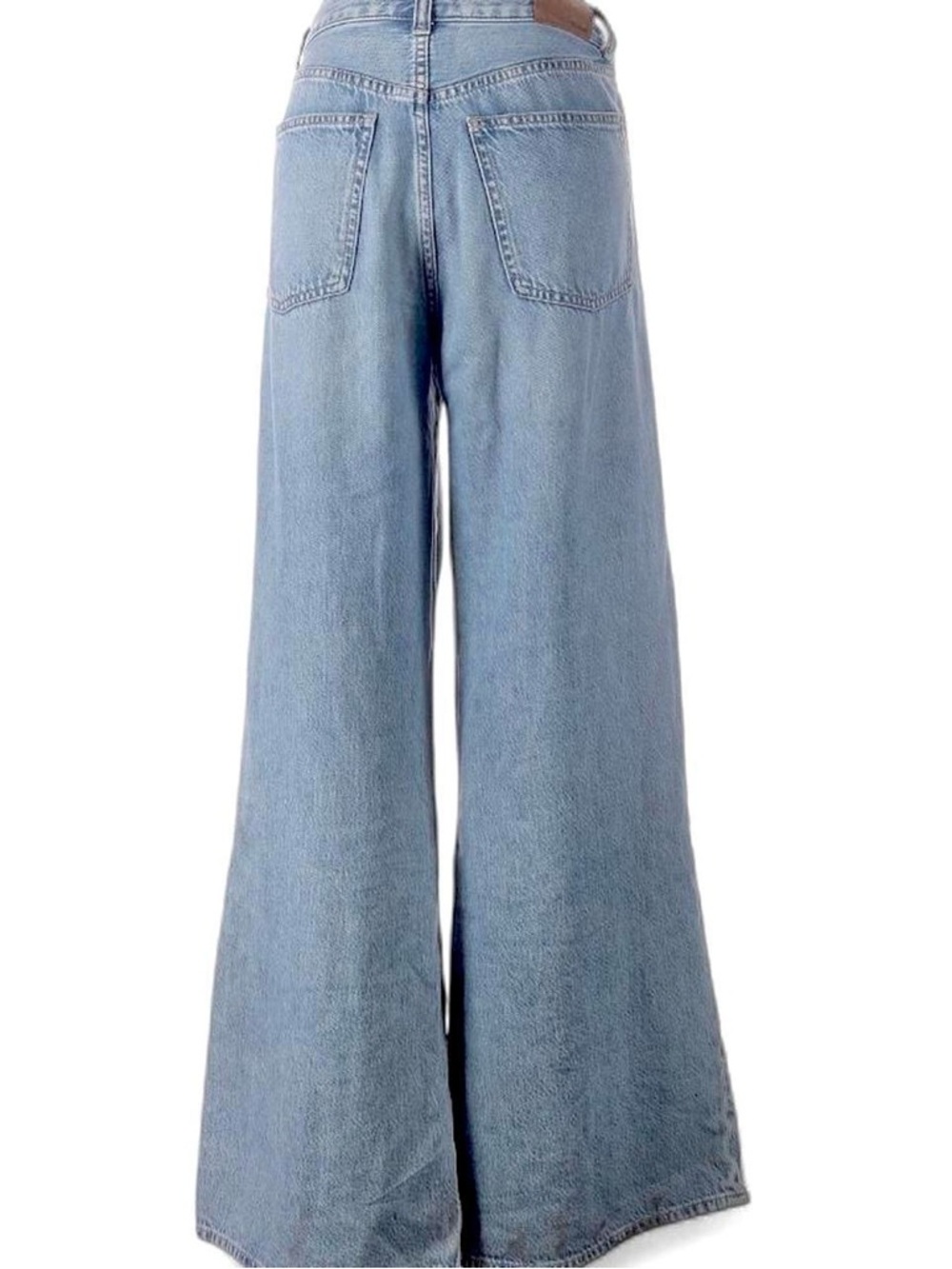 Madewell Light Blue Wide-Leg Flare Jeans